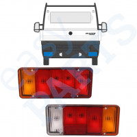 Lampă spate pentru Fiat Ducato Boxer Relay 2006-2012 / Stânga+Dreapta / Set 9841