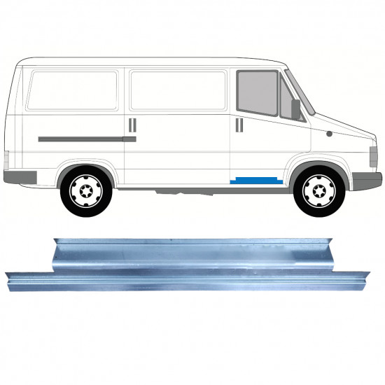 Reparație ușă față înaltă pentru Fiat Ducato / C25 / J5 1981-1994 / Dreapta 7740