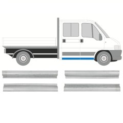 Reparație prag față + spate pentru Fiat Ducato 1994-2006 / Stânga+Dreapta / Set 9697