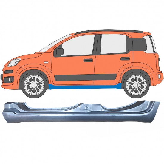 Prag complet pentru Fiat Panda 2012- / Stânga 6499