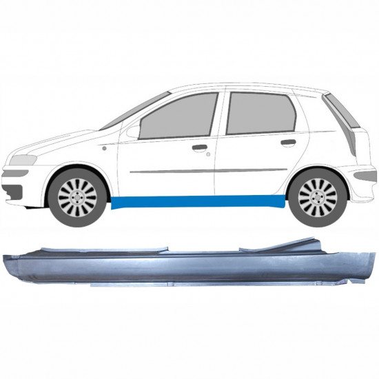 FIAT PUNTO 2 1999-2010 5 UŞĂ DEPLIN REPARATIE PRAG INTERIOR / STÂNGA