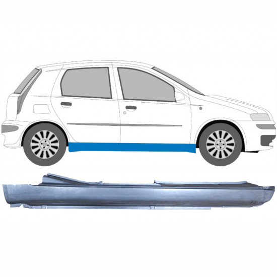 FIAT PUNTO 2 1999-2010 5 UŞĂ DEPLIN REPARATIE PRAG INTERIOR / DREAPTA