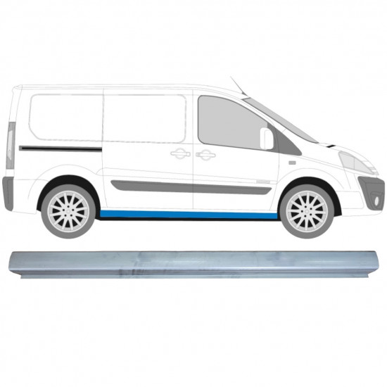 Reparație prag pentru Fiat Scudo Dispatch Expert 2007- / Dreapta 6072