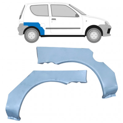 Reparație aripă spate pentru Fiat Seicento 1998-2010 / Stânga+Dreapta / Set 9599