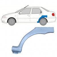 Reparație aripă spate pentru Fiat Siena 1997-2001 / Stânga 8131