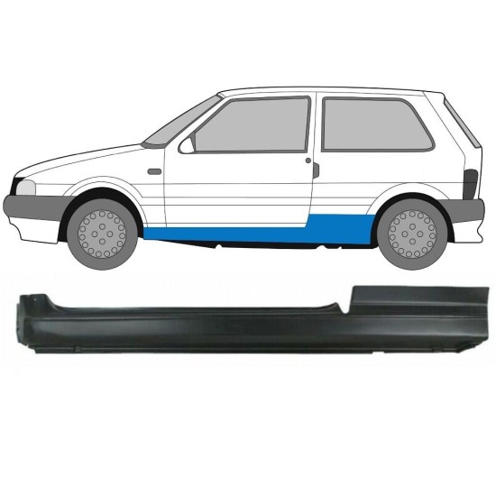 Prag complet pentru Fiat Uno 1983-2002 / Stânga 16012