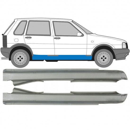 Reparație prag pentru Fiat Uno 1983-2002 / Stânga+Dreapta / Set 9666