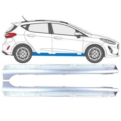 Prag complet pentru Ford Fiesta 2017-2023 / Stânga+Dreapta / Set 16268