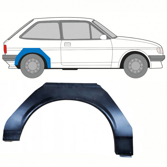 Reparație aripă spate pentru Ford Fiesta 1983-1989 / Dreapta 8749