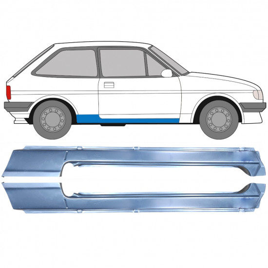 Prag complet pentru Ford Fiesta 1983-1989 / Stânga+Dreapta 9719