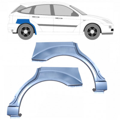 Reparație aripă spate pentru Ford Focus 1998-2007 / Stânga+Dreapta / Set 6289