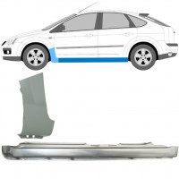 Prag complet + reparație aripă față pentru Ford Focus 2004-2011 / Stânga / Set 8736