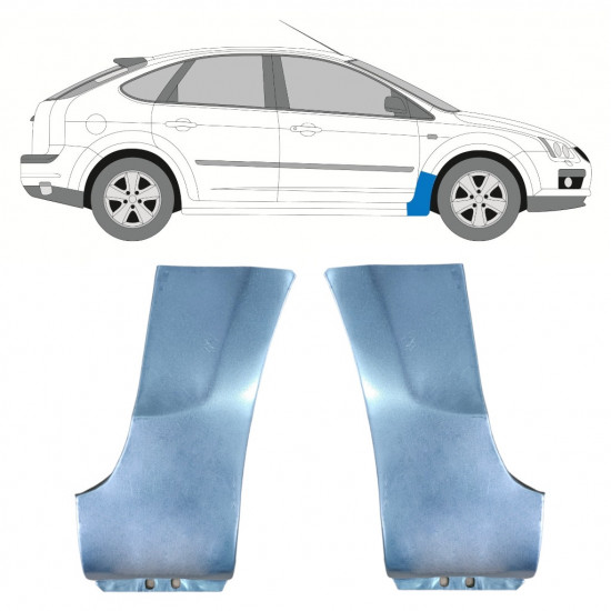 Panou de reparație aripă față pentru Ford Focus 2004-2011 / Stânga+Dreapta / Set 9857