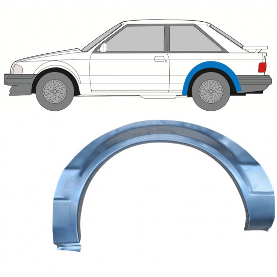 Reparație aripă spate pentru Ford Escort 1980-1986 / Stânga 7817