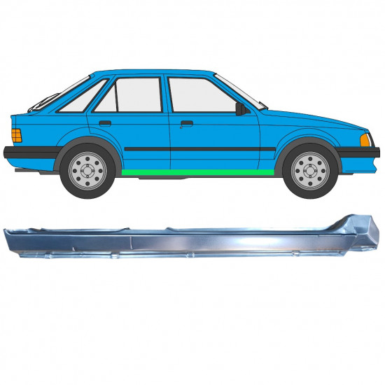 Prag complet pentru Ford Escort 1980-1986 / Dreapta 7818