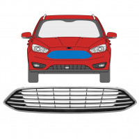 Grilă cromată pentru Ford Focus 2014-2018  7489