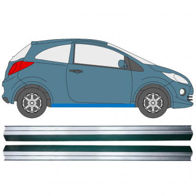 Ford KA 2008-2016 Inferior panou de reparare prag / Stânga + Dreapta / A stabilit
