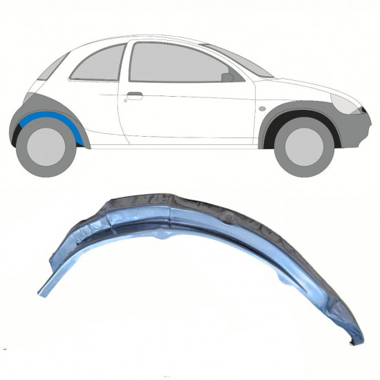 Reparație aripă spate interior pentru Ford KA 1996-2008 / Dreapta 10772