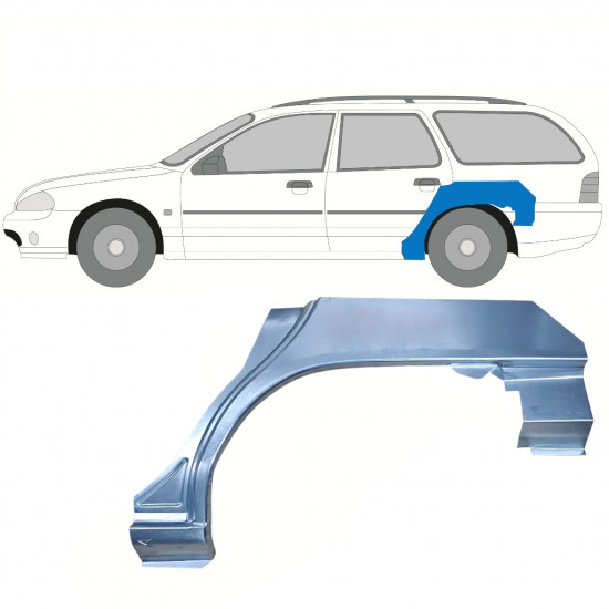 Reparație aripă spate pentru Ford Mondeo 1993-2000 / Stânga / COMBI 8050