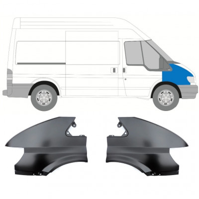 Aripă față pentru Ford Transit 2000-2006 / Stânga+Dreapta / Set 9703