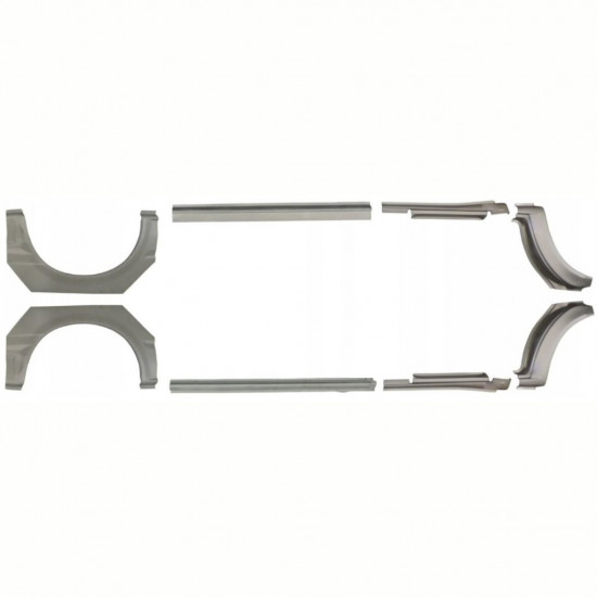 Reparație prag + aripă spate pentru Ford Transit 2000-2013 / Set 9692