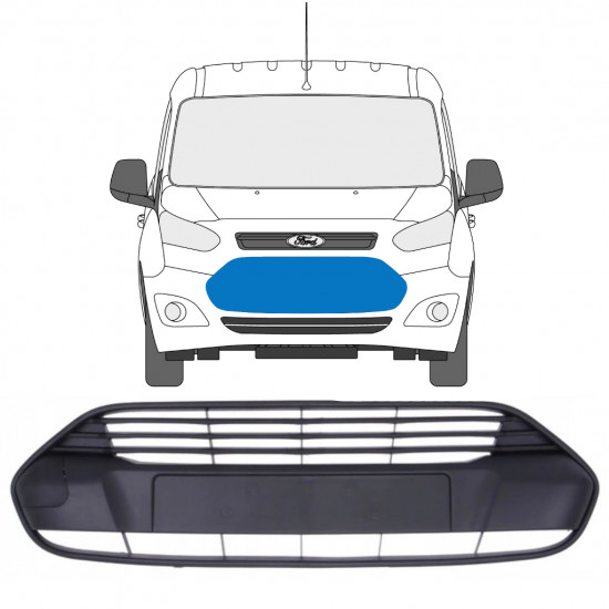 FORD TRANSIT CONNECT 2013- BUMPER GRILA