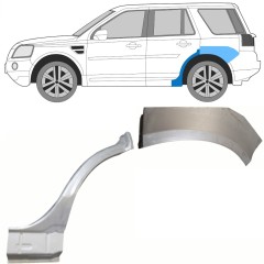Reparație aripă spate pentru Land Rover Freelander 2006-2016 / Stânga / Set 8966