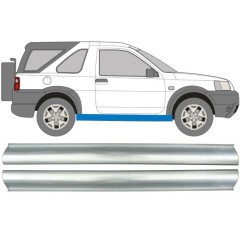 Reparație prag pentru Land Rover Freelander 1997-2006 / Stânga+Dreapta / Set 11330