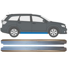 Reparație prag pentru Fiat Freemont 2011-2015 / Stânga+Dreapta / Set 15006