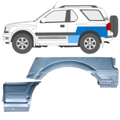 Reparație aripă spate pentru Opel Frontera B 1999-2002 / Stânga / Set 12838