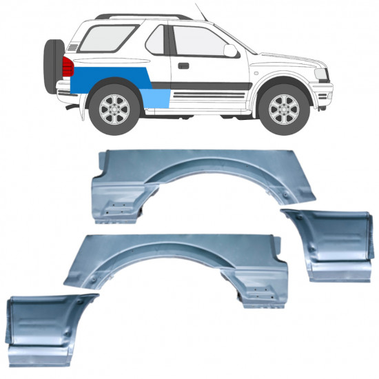 Set panouri de reparare pentru Opel Frontera B 1999-2002 / Stânga / Dreapta / Stânga+Dreapta / 12839