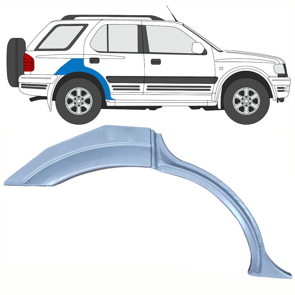 Reparație Aripă Spate Pentru Opel Frontera B 1999-2002 / Dreapta 8757