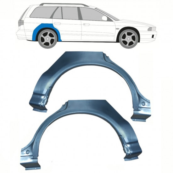 Reparație aripă spate pentru Mitsubishi Galant 1996-2003 / Stânga+Dreapta / COMBI / Set 10116