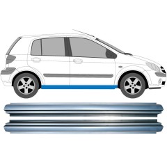 Reparație prag pentru Hyundai Getz 2002-2010 / Stânga+Dreapta / Set 11370