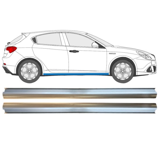 Reparație prag partea inferioară pentru Alfa Romeo Giulietta 2010-2020 / Stânga+Dreapta / Set 15004