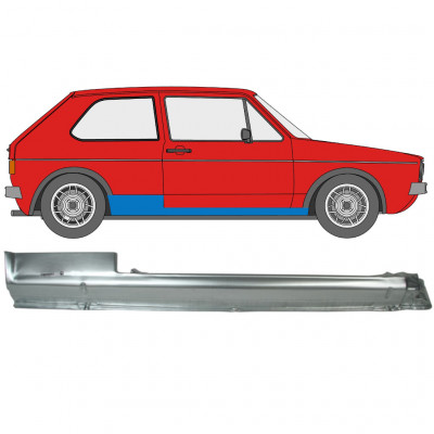 VW GOLF 1 1974- 3 UŞĂ REPARATIE PRAG INTERIOR / DREAPTA