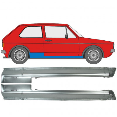 VW GOLF 1 1974- 3 UŞĂ REPARATIE PRAG INTERIOR / A STABILIT