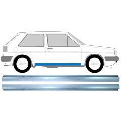 Reparație prag pentru Volkswagen Golf 2 1982-1992 / Stânga = Dreapta (simetric) / Set 11286
