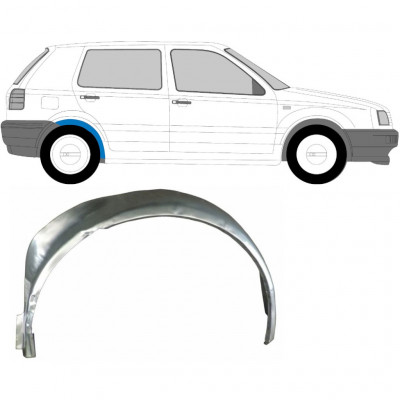 Reparație aripă interioară spate pentru VW Golf 3 1991-1998 / Dreapta 8898