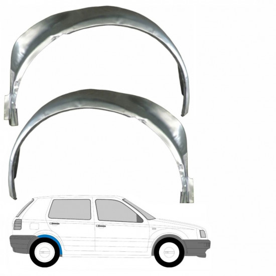 VW GOLF 3 1991-1998 SPATE INTERIOR KIT DE REPARARE ARC ROATA / A STABILIT