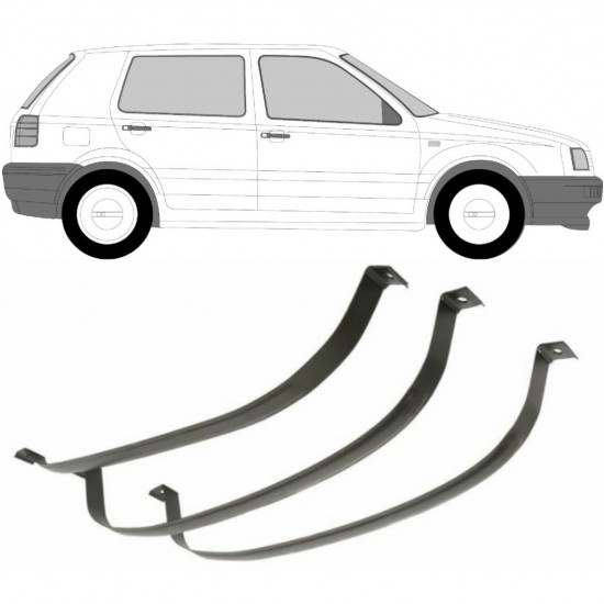 VW GOLF 3 1991-1998 CURELE REZERVOR DE COMBUSTIBIL