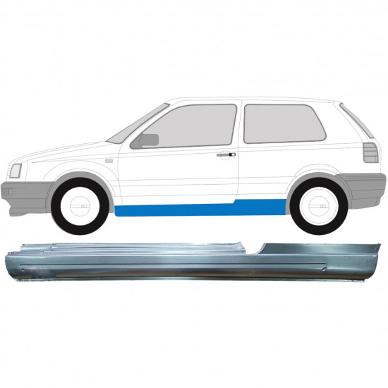 Reparație prag pentru VW Golf 3 1991- / Stânga 7092