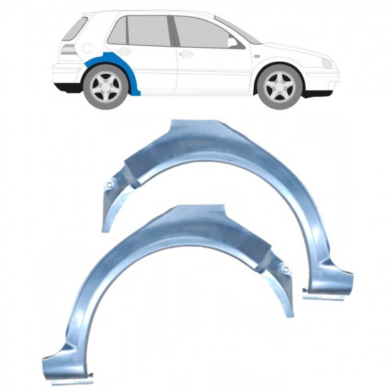 Reparație aripă spate pentru VW Golf 4 1997- / Stânga+Dreapta / Set 9184