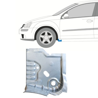 Reparație cap prag pentru Volkswagen Golf 5 2003-2009 / Stânga 14907