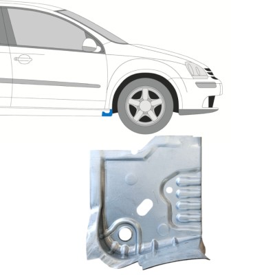 Reparație cap prag pentru Volkswagen Golf 5 2003-2009 / Dreapta 14906