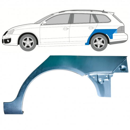 Reparație aripă spate pentru Volkswagen Golf 5 Variant 2007-2010 / Stânga 12906