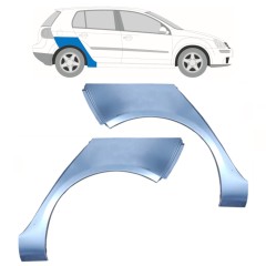 Reparație aripă spate pentru Volkswagen Golf 5 2003-2009 / Stânga+Dreapta / Set 10092