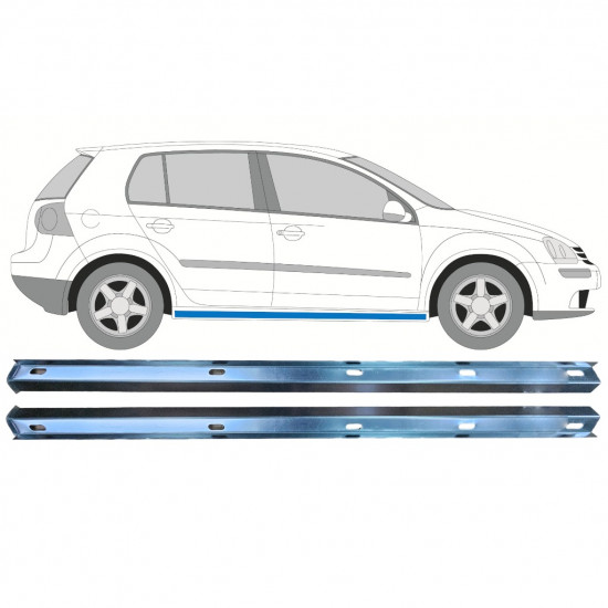 Reparație prag interior pentru VW Golf 5 2003-2009 / Set 11125