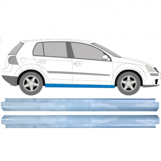 Reparație prag pentru VW Golf 5 2003-2009 / Stânga = Dreapta (simetric) / Set 11311