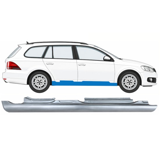 Prag complet pentru Volkswagen Golf 6 2008-2013 / Dreapta / COMBI 17047